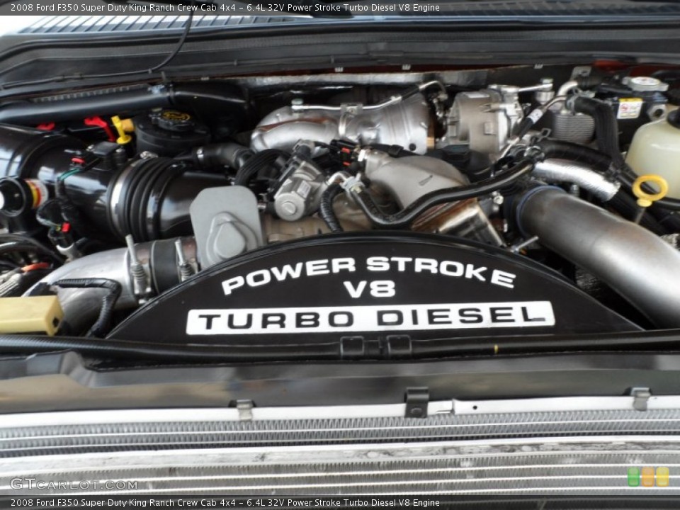 6.4L 32V Power Stroke Turbo Diesel V8 Engine for the 2008 Ford F350 Super Duty #66101403