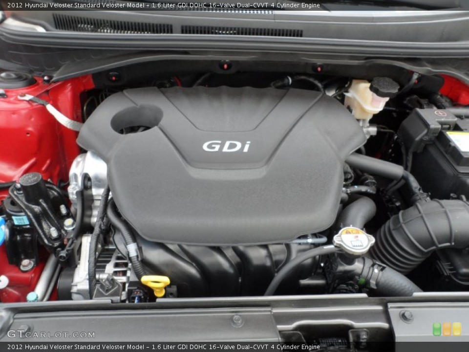 1.6 Liter GDI DOHC 16-Valve Dual-CVVT 4 Cylinder Engine for the 2012 Hyundai Veloster #66104326