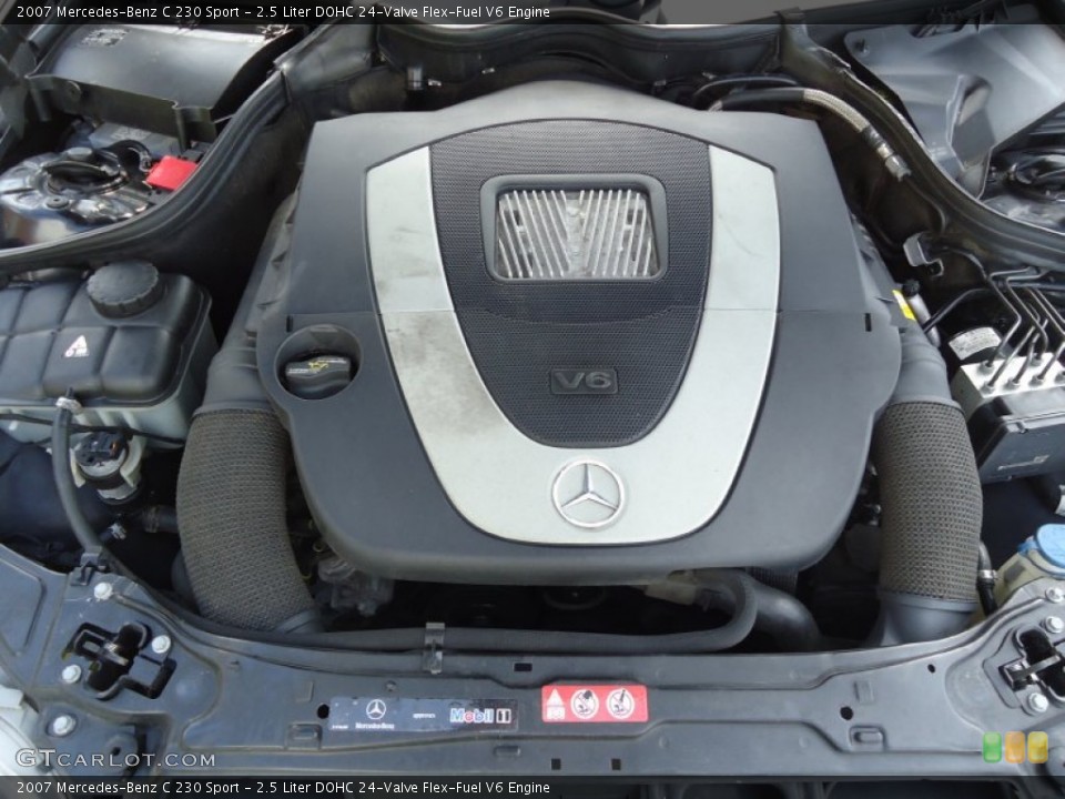 2.5 Liter DOHC 24-Valve Flex-Fuel V6 Engine for the 2007 Mercedes-Benz C #66105213