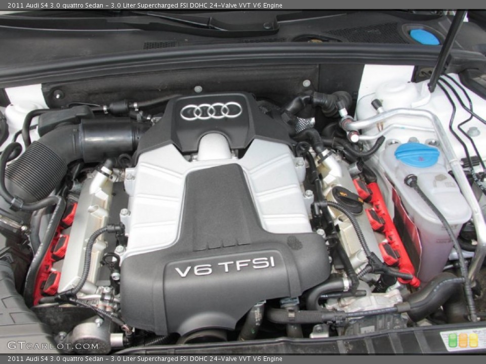 3.0 Liter Supercharged FSI DOHC 24-Valve VVT V6 Engine for the 2011 Audi S4 #66111927