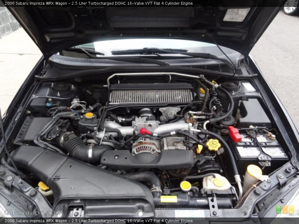 2.5 Liter Turbocharged DOHC 16-Valve VVT Flat 4 Cylinder Engine for the 2006 Subaru Impreza #66115101