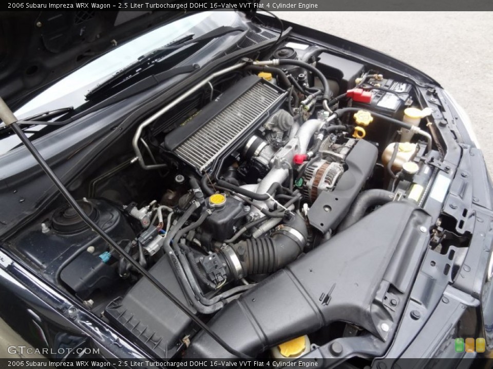 2.5 Liter Turbocharged DOHC 16-Valve VVT Flat 4 Cylinder Engine for the 2006 Subaru Impreza #66115113