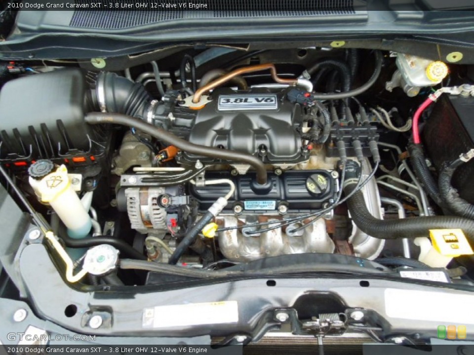 3.8 Liter OHV 12-Valve V6 Engine for the 2010 Dodge Grand Caravan #66116274