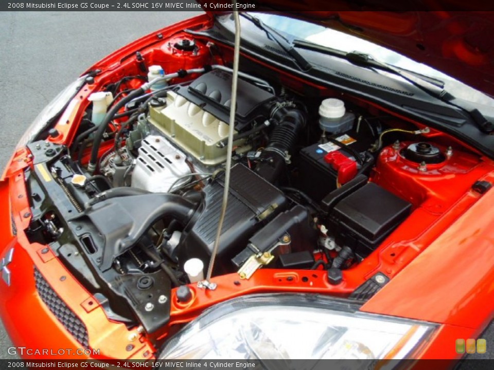 2.4L SOHC 16V MIVEC Inline 4 Cylinder Engine for the 2008 Mitsubishi Eclipse #66117678
