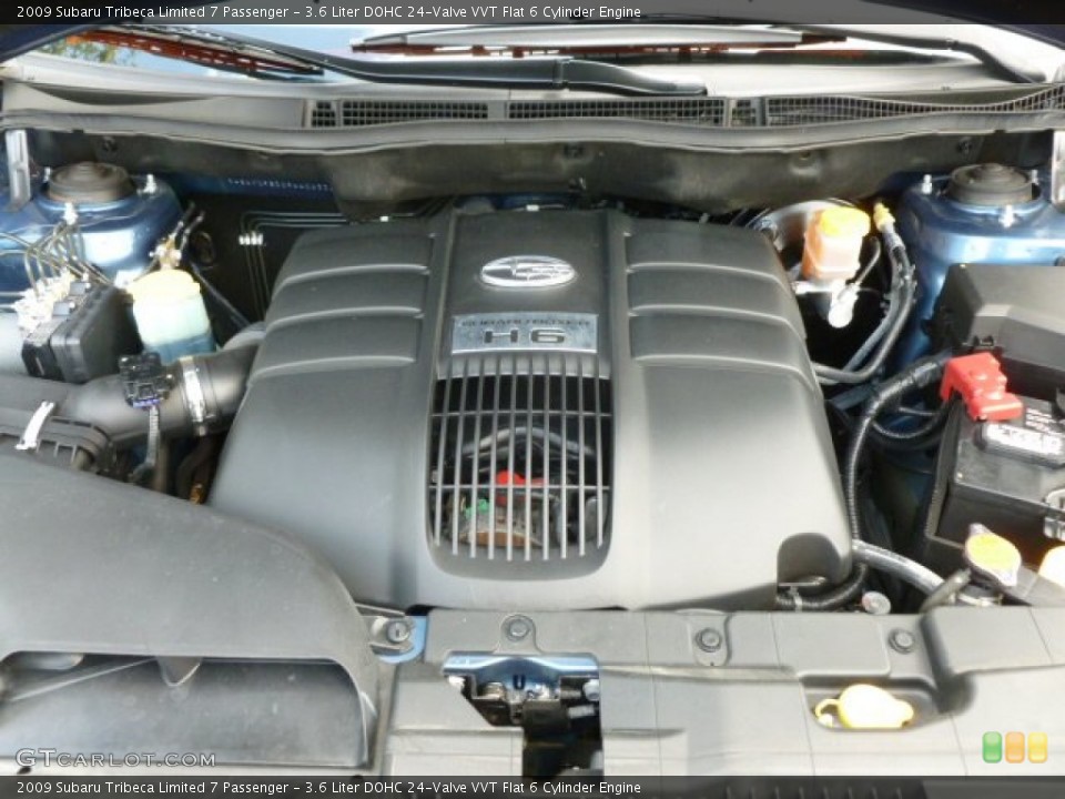 3.6 Liter DOHC 24-Valve VVT Flat 6 Cylinder Engine for the 2009 Subaru Tribeca #66125791