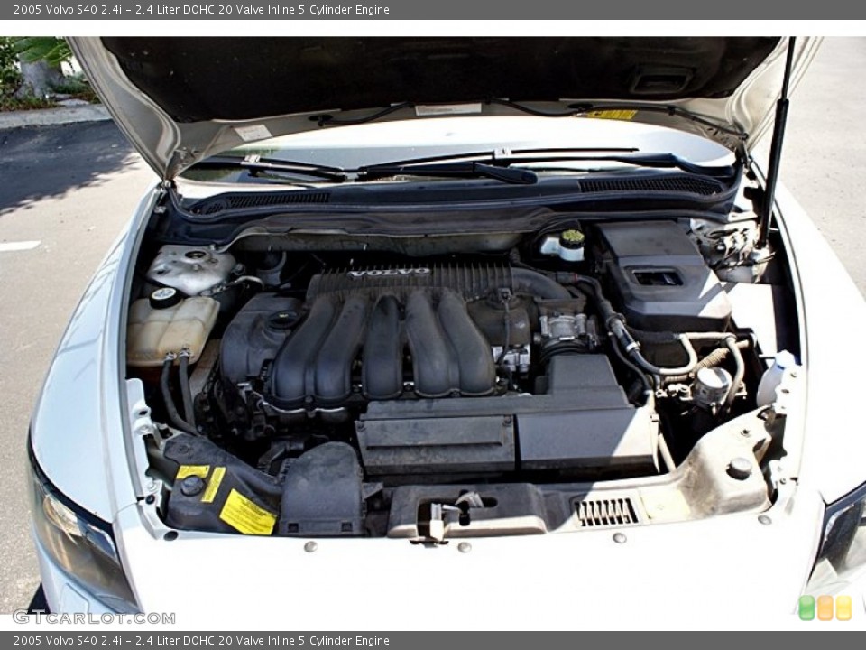 2.4 Liter DOHC 20 Valve Inline 5 Cylinder Engine for the 2005 Volvo S40 #66132686