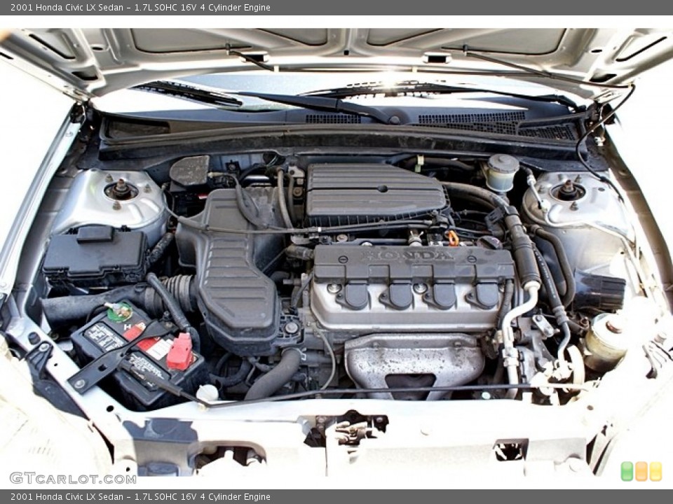 1.7L SOHC 16V 4 Cylinder Engine for the 2001 Honda Civic #66141860