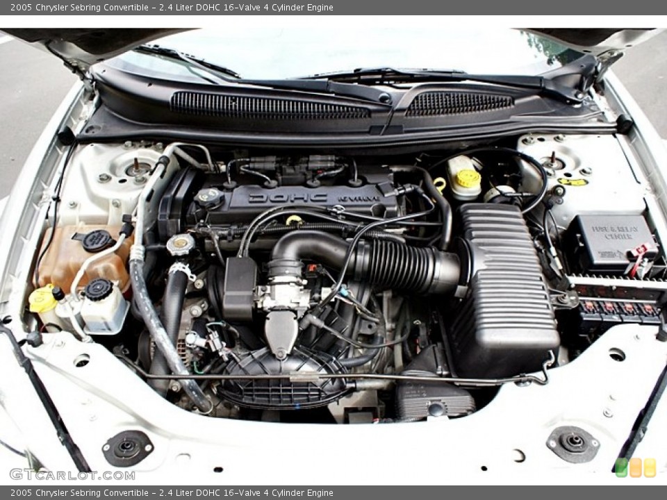 2.4 Liter DOHC 16-Valve 4 Cylinder 2005 Chrysler Sebring Engine
