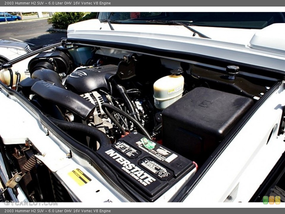 6.0 Liter OHV 16V Vortec V8 Engine for the 2003 Hummer H2 #66146003