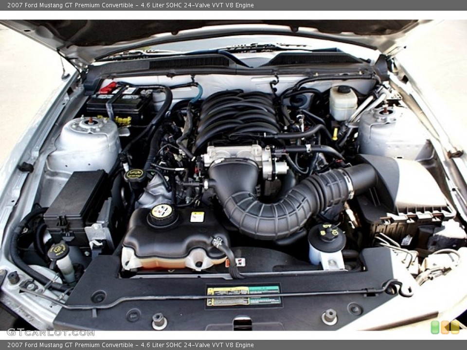 4.6 Liter SOHC 24-Valve VVT V8 Engine for the 2007 Ford Mustang #66151844
