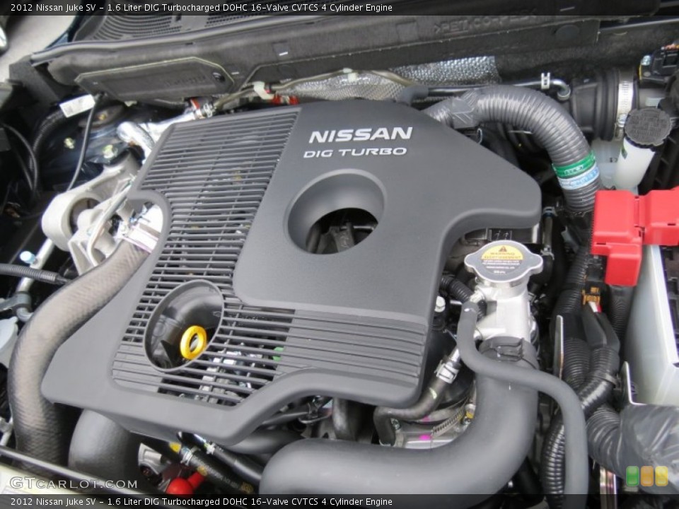 1.6 Liter DIG Turbocharged DOHC 16-Valve CVTCS 4 Cylinder Engine for the 2012 Nissan Juke #66158726