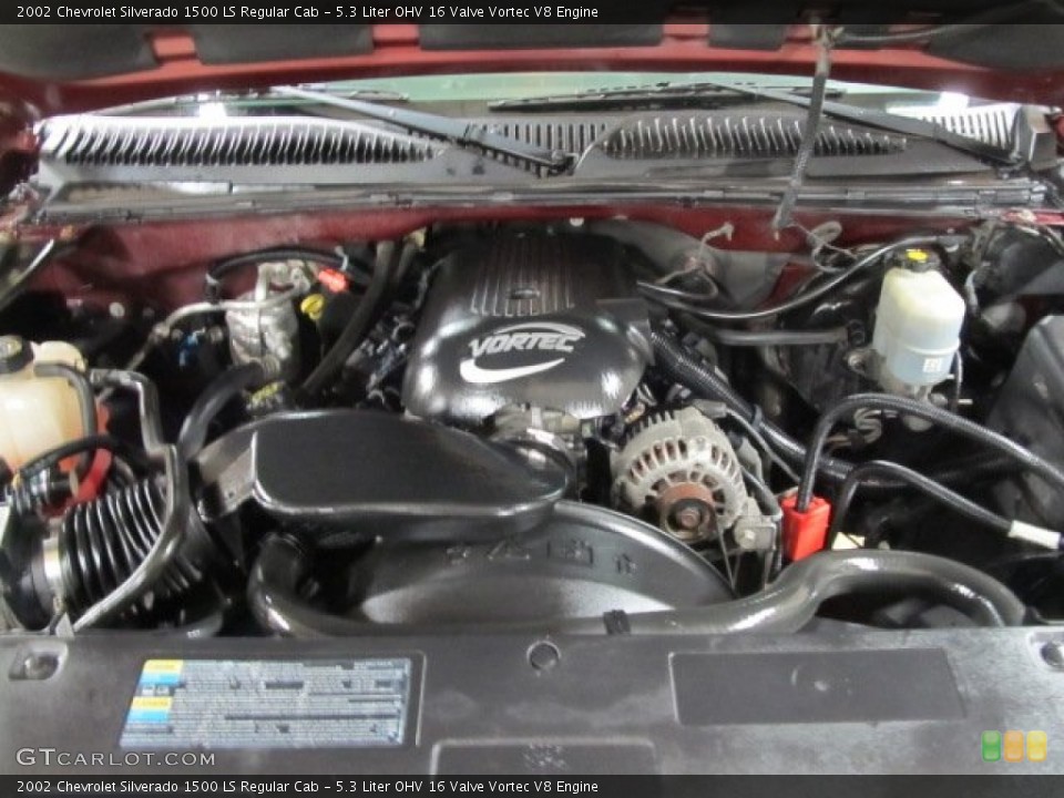 5.3 Liter OHV 16 Valve Vortec V8 Engine for the 2002 Chevrolet Silverado 1500 #66159872