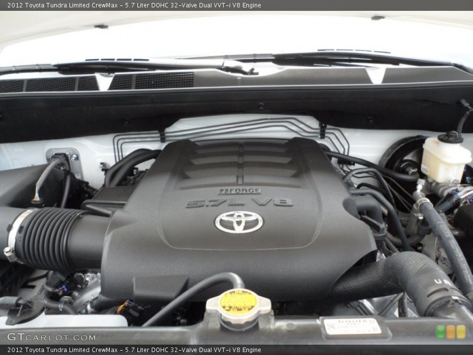 5.7 Liter DOHC 32-Valve Dual VVT-i V8 Engine for the 2012 Toyota Tundra #66172849