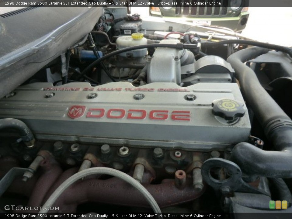 5.9 Liter OHV 12-Valve Turbo-Diesel Inline 6 Cylinder Engine for the 1998 Dodge Ram 3500 #66175712