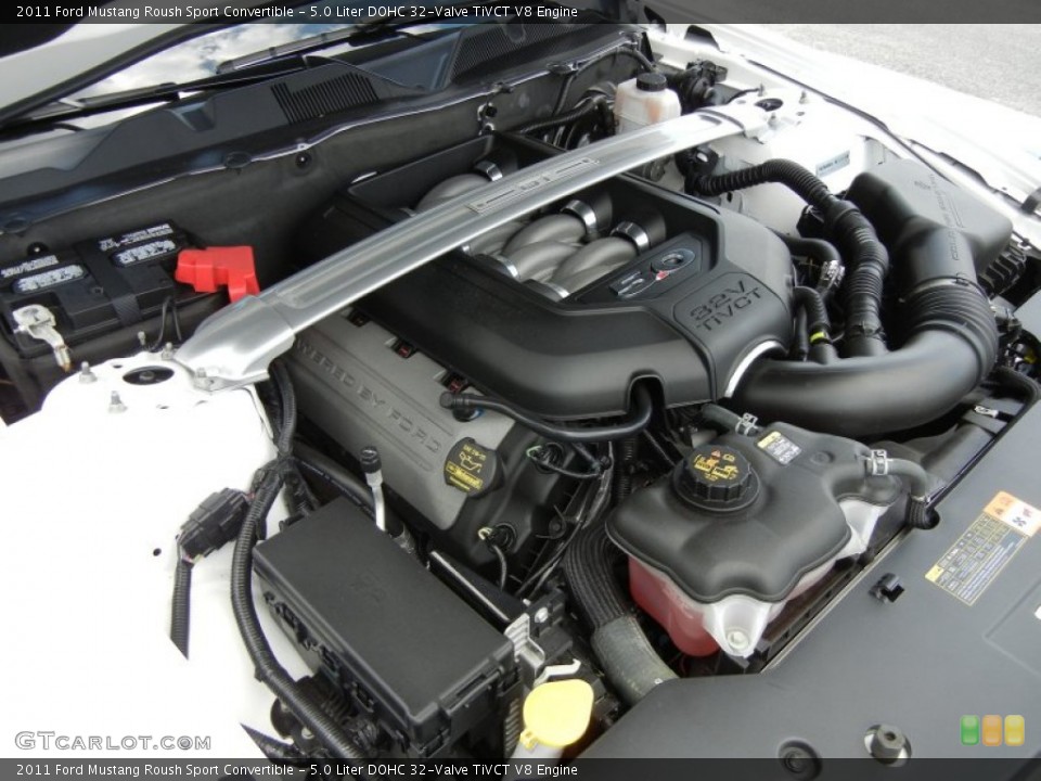 5.0 Liter DOHC 32-Valve TiVCT V8 Engine for the 2011 Ford Mustang #66193158