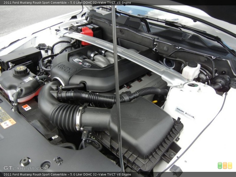5.0 Liter DOHC 32-Valve TiVCT V8 Engine for the 2011 Ford Mustang #66193164