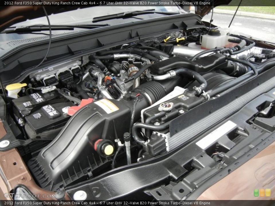 6.7 Liter OHV 32-Valve B20 Power Stroke Turbo-Diesel V8 Engine for the 2012 Ford F350 Super Duty #66193611