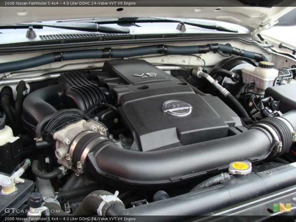 4.0 Liter DOHC 24-Valve VVT V6 Engine for the 2008 Nissan Pathfinder #66194164