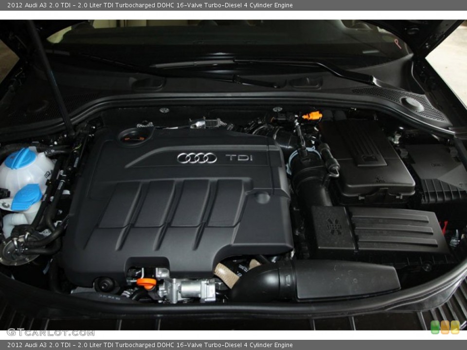 2.0 Liter TDI Turbocharged DOHC 16-Valve Turbo-Diesel 4 Cylinder Engine for the 2012 Audi A3 #66205925