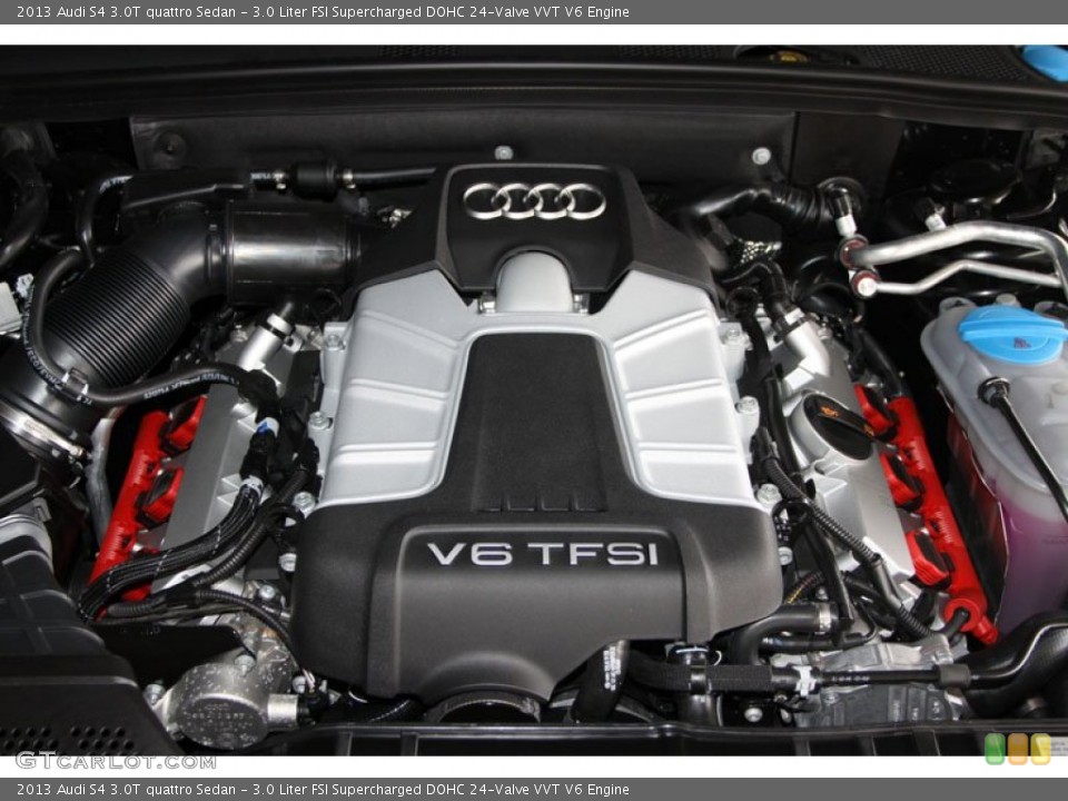 3.0 Liter FSI Supercharged DOHC 24-Valve VVT V6 Engine for the 2013 Audi S4 #66206529