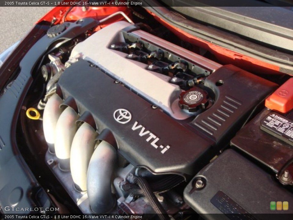 1.8 Liter DOHC 16-Valve VVT-i 4 Cylinder Engine for the 2005 Toyota Celica #66212204