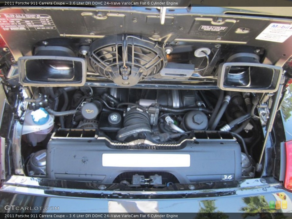 3.6 Liter DFI DOHC 24-Valve VarioCam Flat 6 Cylinder Engine for the 2011 Porsche 911 #66218479