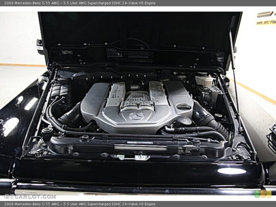 5.5 Liter AMG Supercharged SOHC 24-Valve V8 2009 Mercedes-Benz G Engine