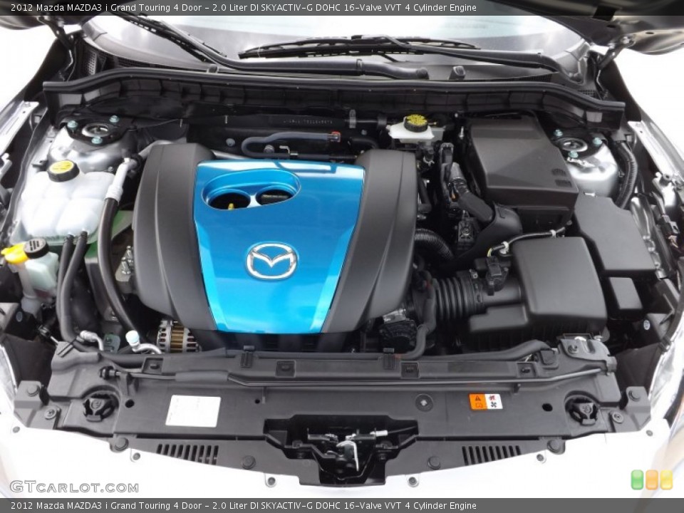 2.0 Liter DI SKYACTIV-G DOHC 16-Valve VVT 4 Cylinder Engine for the 2012 Mazda MAZDA3 #66223180