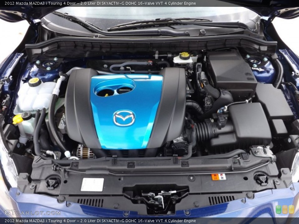 2.0 Liter DI SKYACTIV-G DOHC 16-Valve VVT 4 Cylinder Engine for the 2012 Mazda MAZDA3 #66223387