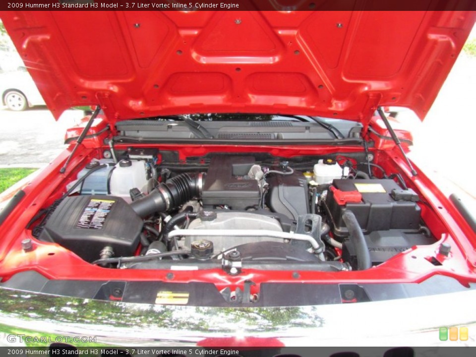 3.7 Liter Vortec Inline 5 Cylinder Engine for the 2009 Hummer H3 #66228092