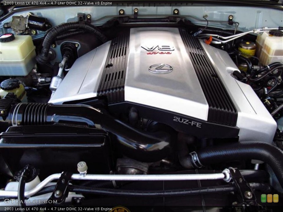 4.7 Liter DOHC 32-Valve V8 Engine for the 2003 Lexus LX #66246502