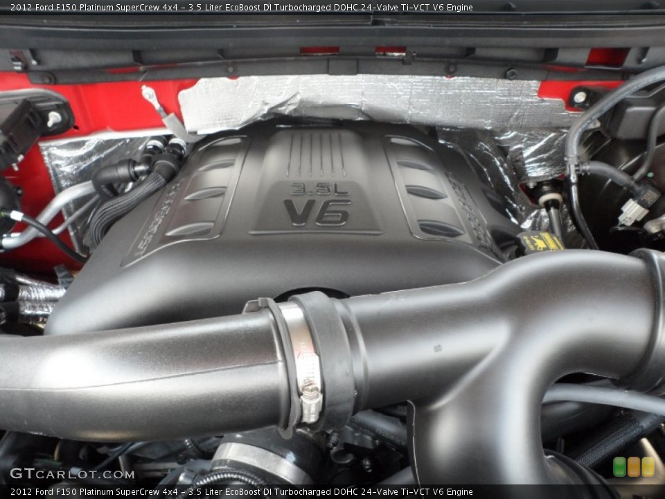 3.5 Liter EcoBoost DI Turbocharged DOHC 24-Valve Ti-VCT V6 Engine for the 2012 Ford F150 #66250711