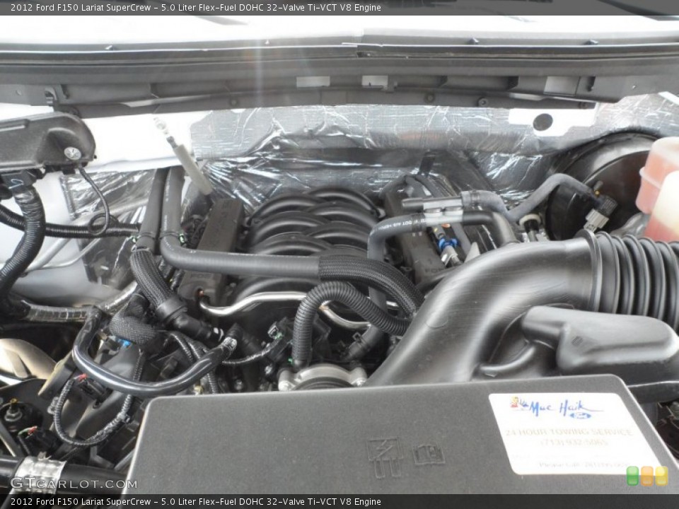5.0 Liter Flex-Fuel DOHC 32-Valve Ti-VCT V8 Engine for the 2012 Ford F150 #66251837
