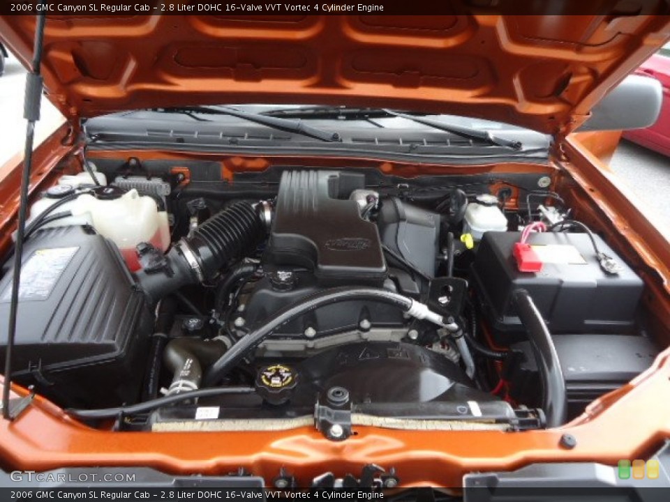 2.8 Liter DOHC 16-Valve VVT Vortec 4 Cylinder Engine for the 2006 GMC Canyon #66253379