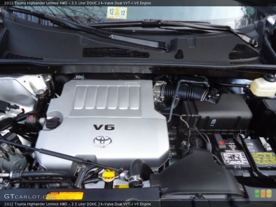 3.5 Liter DOHC 24-Valve Dual VVT-i V6 Engine for the 2012 Toyota Highlander #66265452