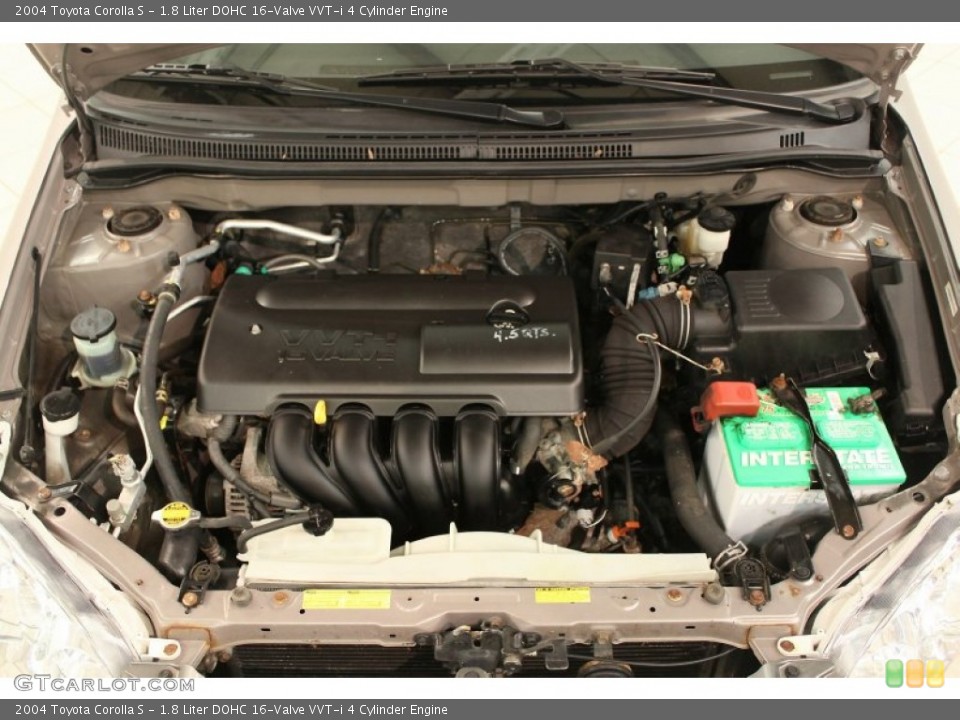1.8 Liter DOHC 16-Valve VVT-i 4 Cylinder Engine for the 2004 Toyota Corolla #66271039