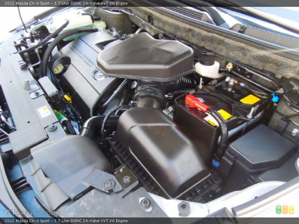 3.7 Liter DOHC 24-Valve VVT V6 Engine for the 2012 Mazda CX-9 #66276807