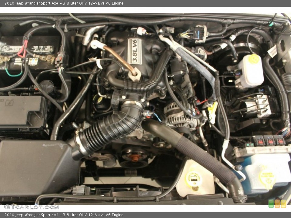 3.8 Liter OHV 12-Valve V6 Engine for the 2010 Jeep Wrangler #66279771