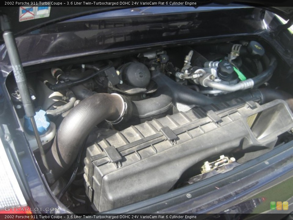 3.6 Liter Twin-Turbocharged DOHC 24V VarioCam Flat 6 Cylinder Engine for the 2002 Porsche 911 #66286035