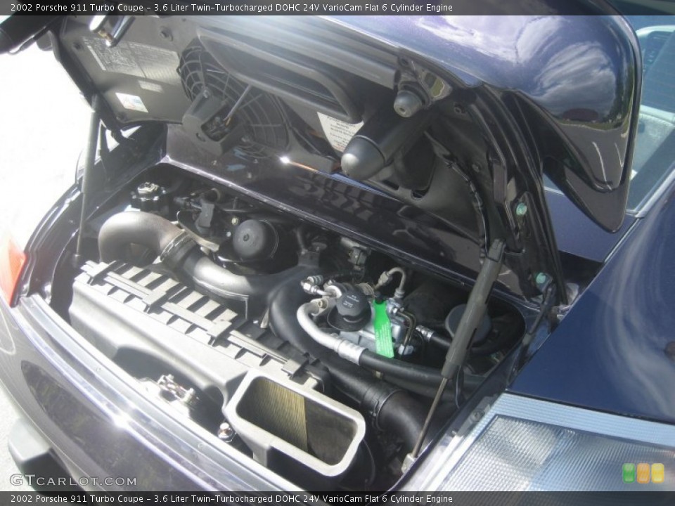 3.6 Liter Twin-Turbocharged DOHC 24V VarioCam Flat 6 Cylinder Engine for the 2002 Porsche 911 #66286044