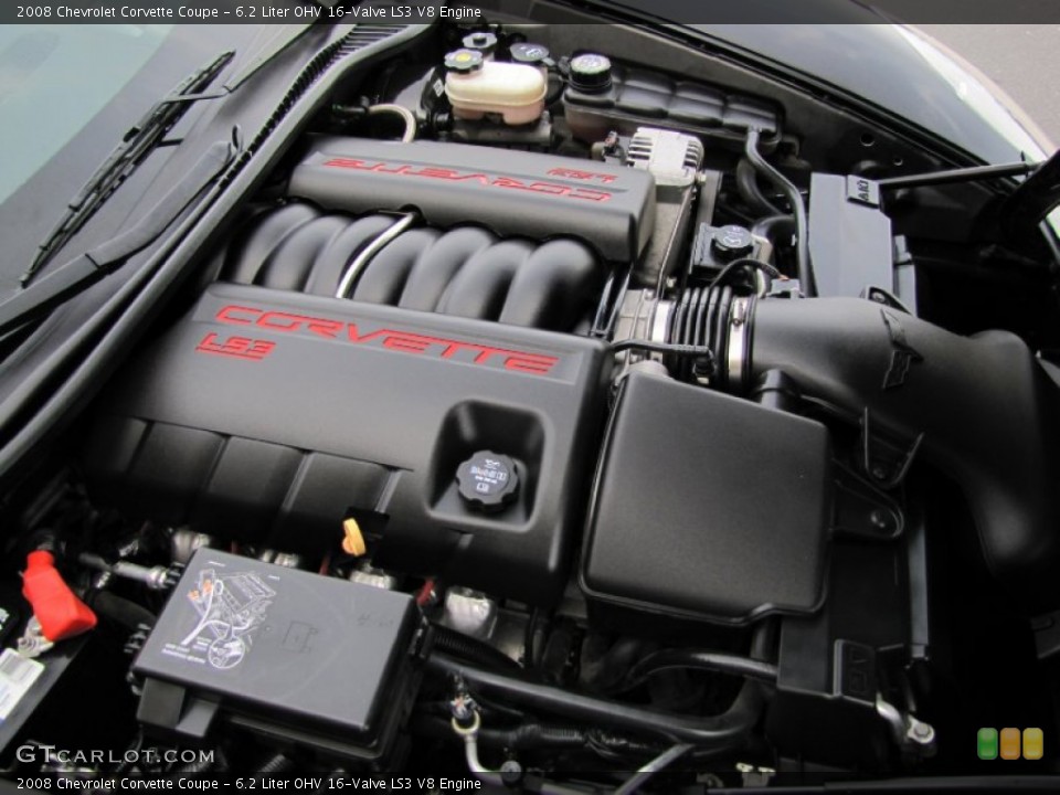 6.2 Liter OHV 16-Valve LS3 V8 Engine for the 2008 Chevrolet Corvette #66291777