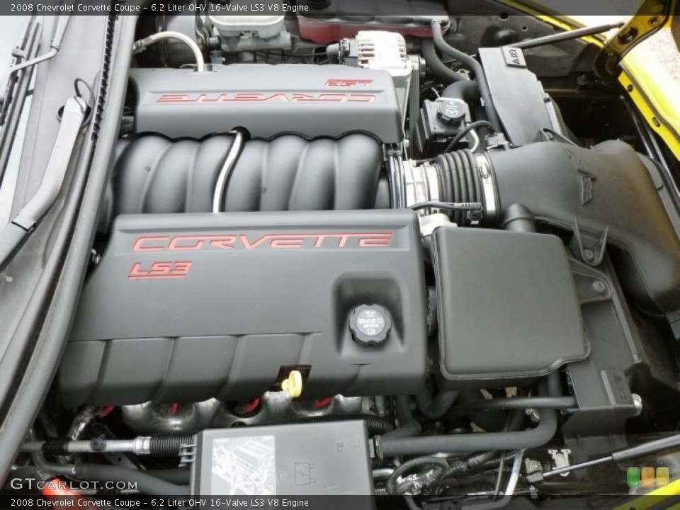 6.2 Liter OHV 16-Valve LS3 V8 Engine for the 2008 Chevrolet Corvette #66295095