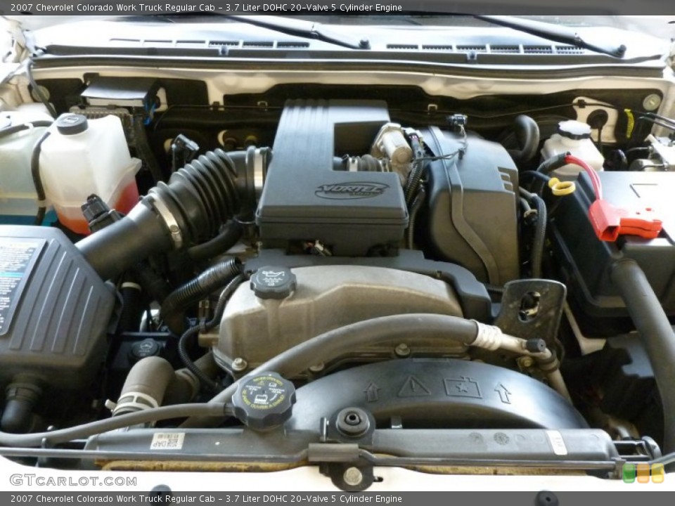 3.7 Liter DOHC 20-Valve 5 Cylinder Engine for the 2007 Chevrolet Colorado #66295587