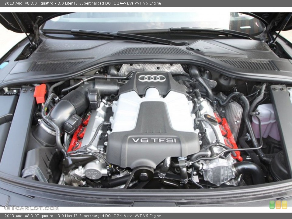 3.0 Liter FSI Supercharged DOHC 24-Valve VVT V6 Engine for the 2013 Audi A8 #66300728