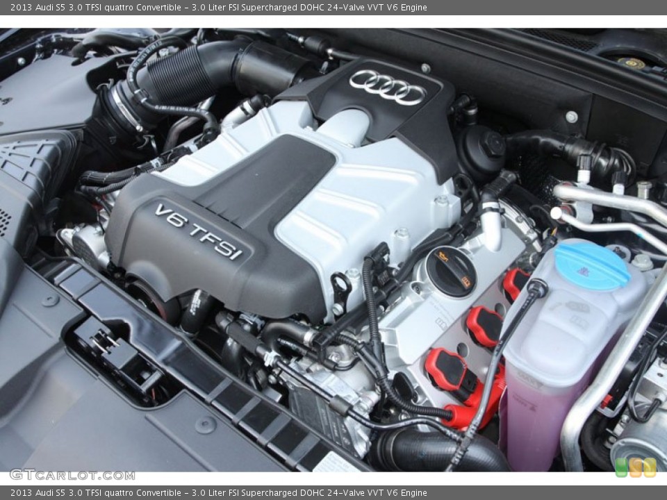 3.0 Liter FSI Supercharged DOHC 24-Valve VVT V6 Engine for the 2013 Audi S5 #66301100