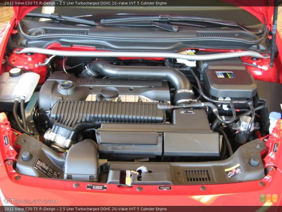 2.5 Liter Turbocharged DOHC 20-Valve VVT 5 Cylinder Engine for the 2012 Volvo C30 #66303266