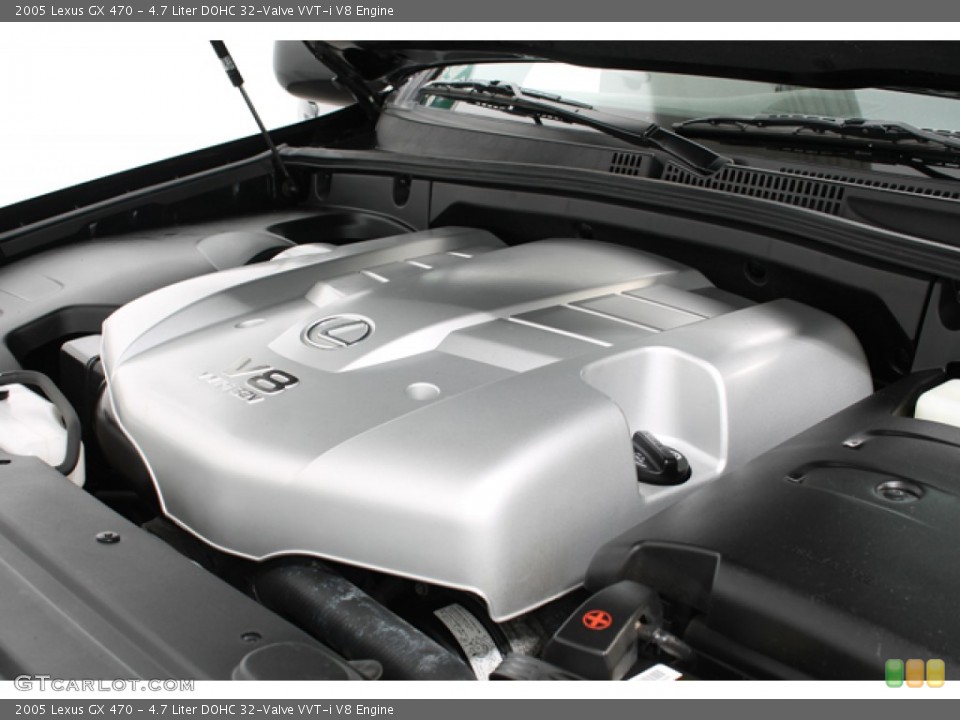 4.7 Liter DOHC 32-Valve VVT-i V8 2005 Lexus GX Engine