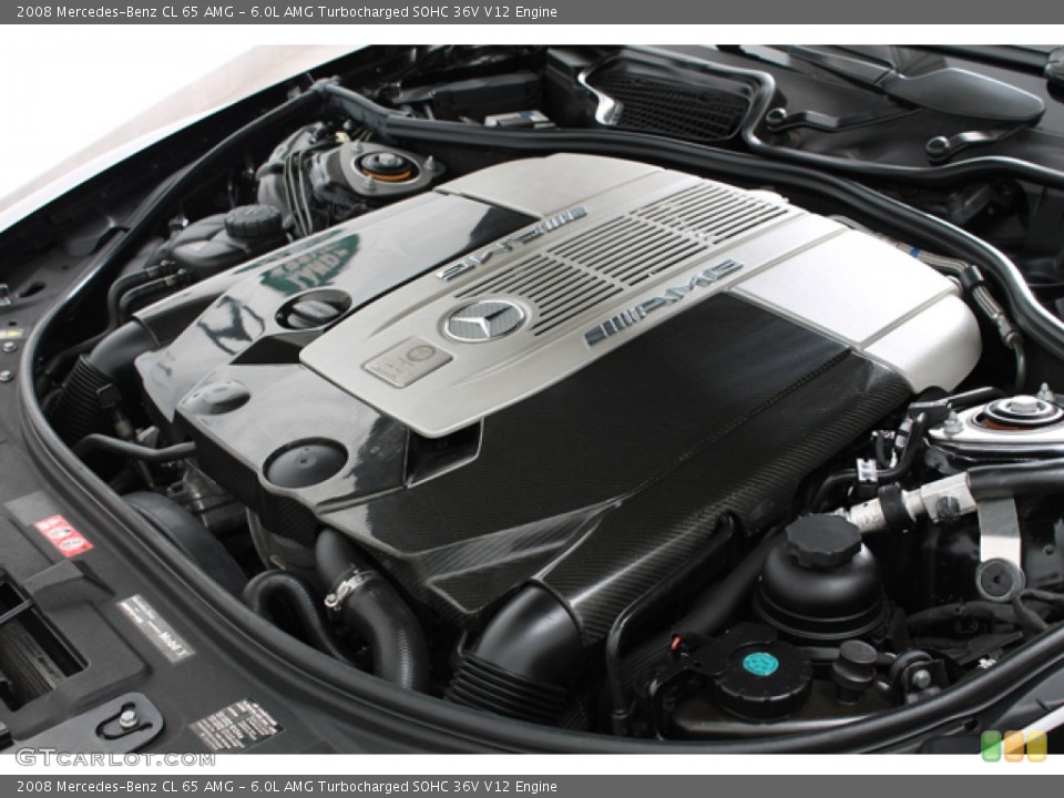 6.0L AMG Turbocharged SOHC 36V V12 Engine for the 2008 Mercedes-Benz CL #66314799