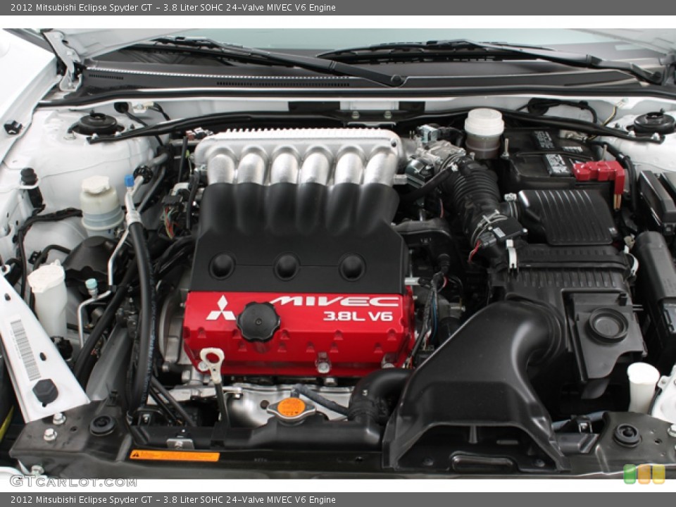 3.8 Liter SOHC 24-Valve MIVEC V6 2012 Mitsubishi Eclipse Engine