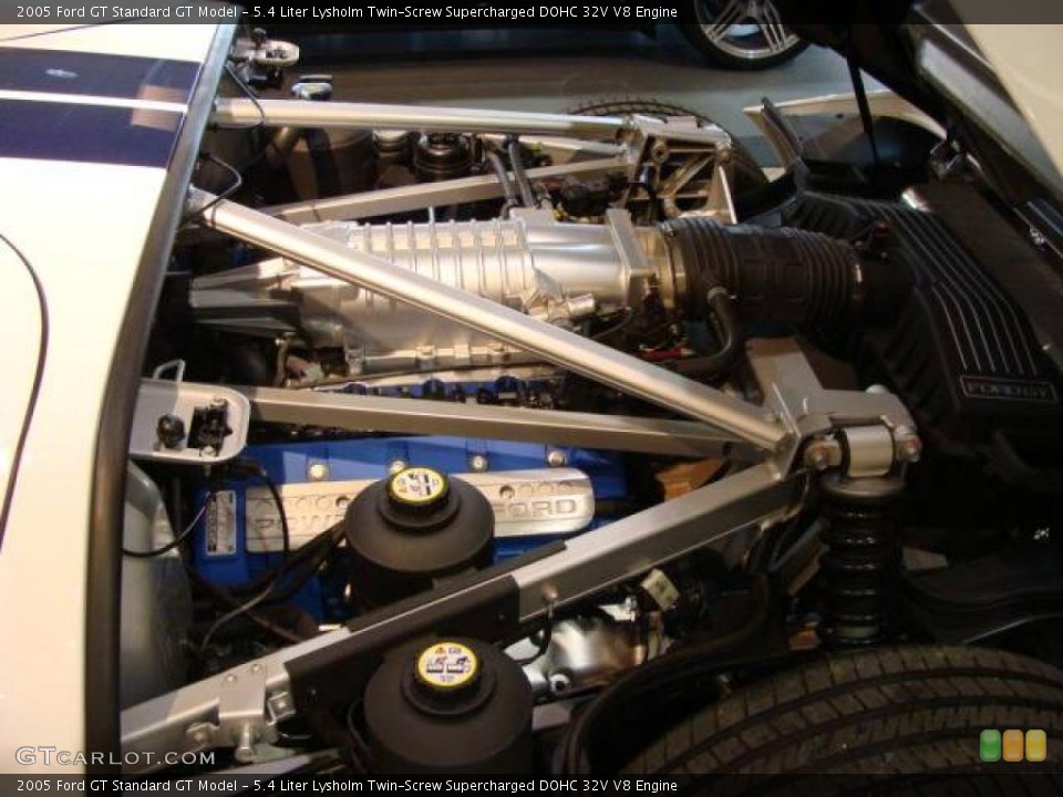 5.4 Liter Lysholm Twin-Screw Supercharged DOHC 32V V8 Engine for the 2005 Ford GT #6631829